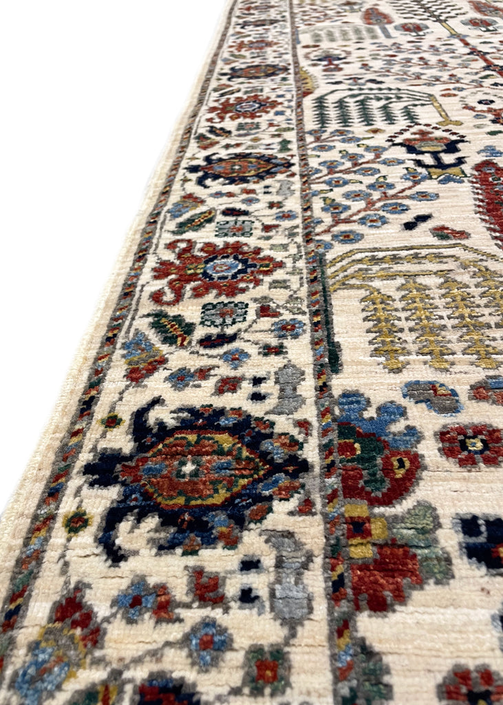 3'x9'11 Bakshiesh Hand Knotted