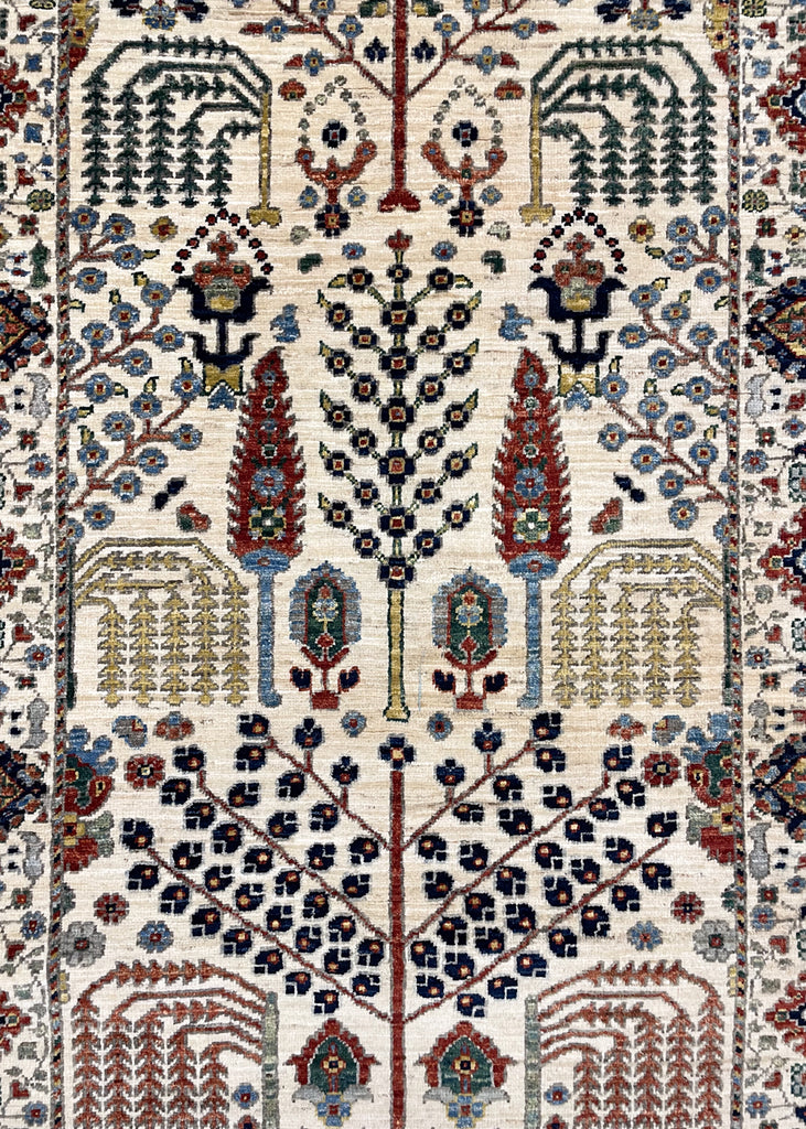 3'x9'11 Bakshiesh Hand Knotted