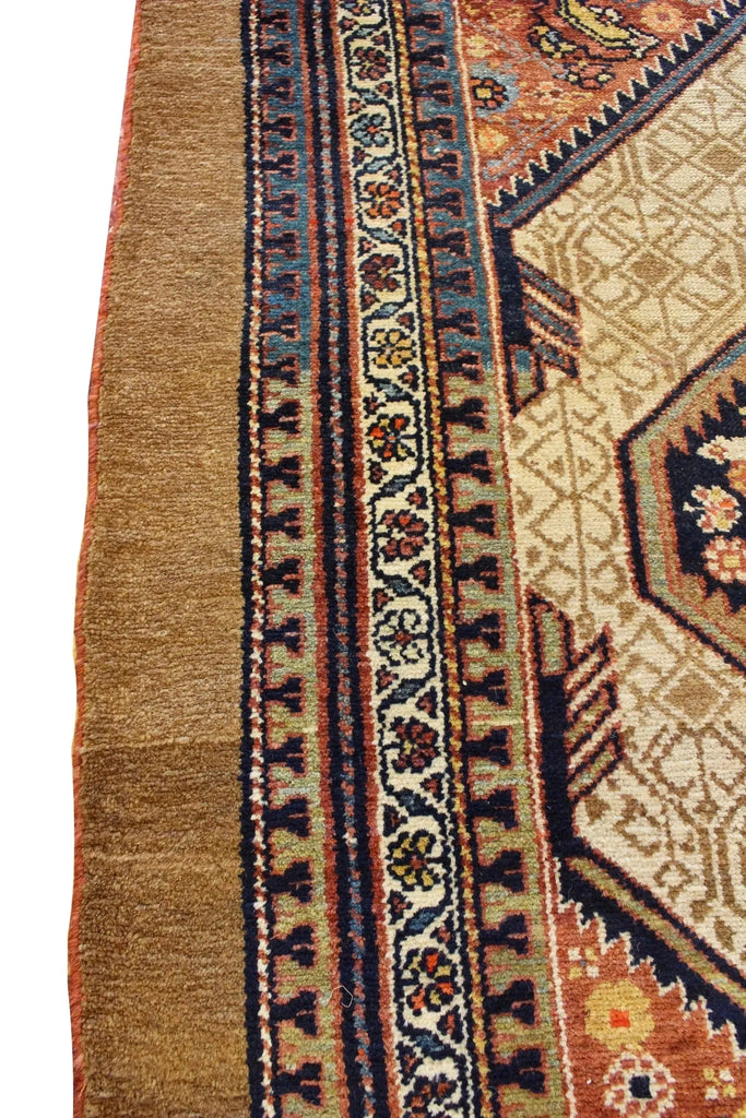 4'10"x14'3" Malayir (s) Hand Knotted