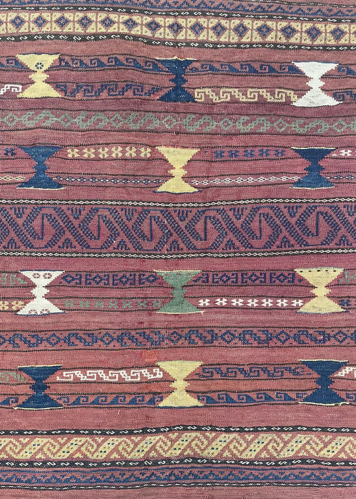 4'10"x4'5" Baluch Sofreh "Eating Cloth" Hand Knotted