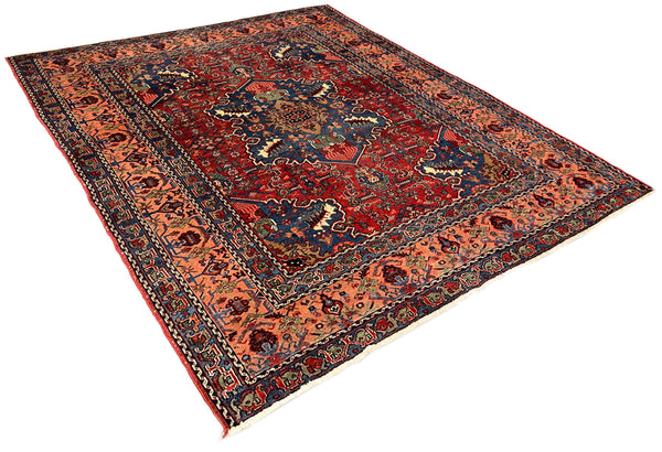 4'10"x5'11" Tabriz Sennehbaft Hand Knotted