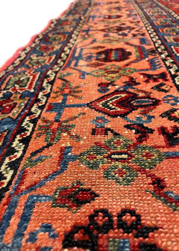 4'10"x5'11" Tabriz Sennehbaft Hand Knotted
