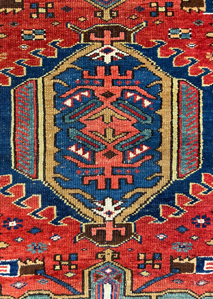 4'10"x6'2" Karaja Hand Knotted