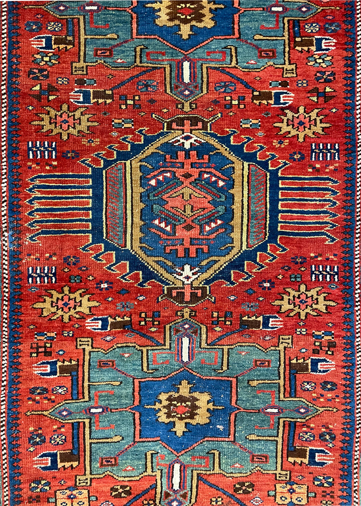 4'10"x6'2" Karaja Hand Knotted