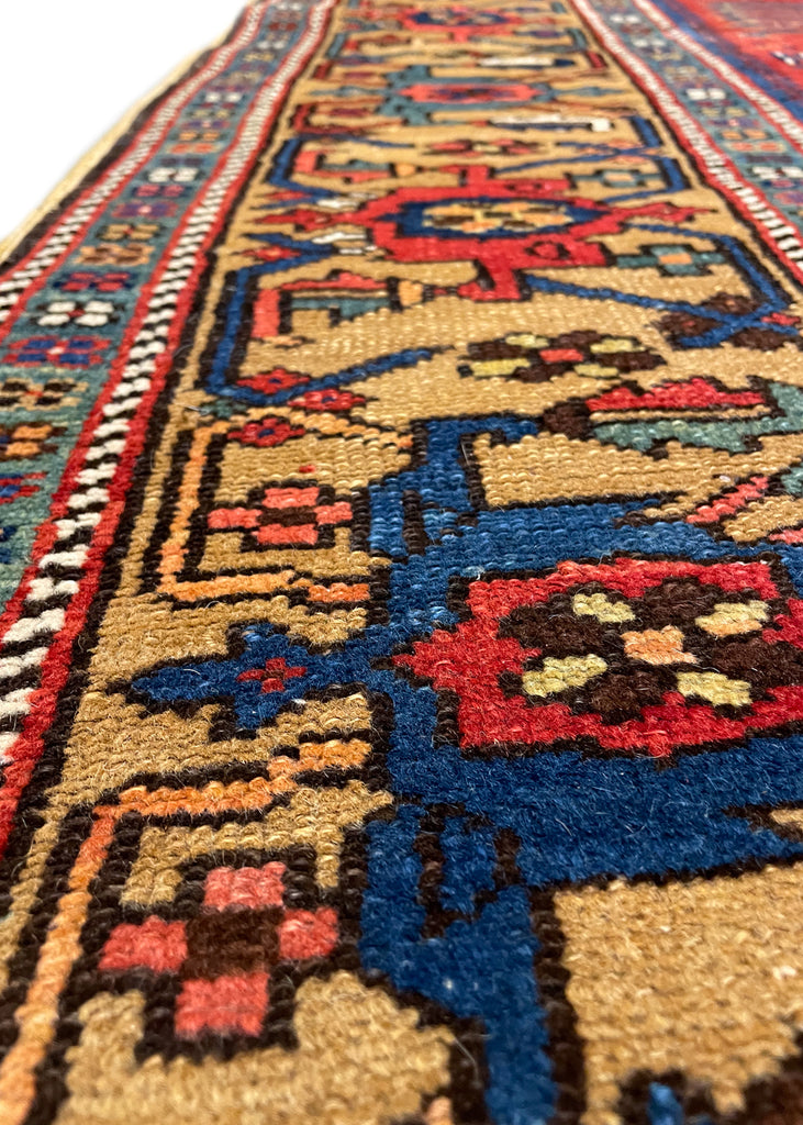 4'10"x6'2" Karaja Hand Knotted