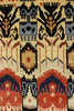 4'10"x6'3" Ikat Hand Knotted