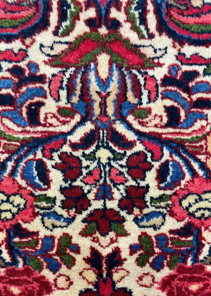 4'10"x6'8" Borchalou Hamadan Hand Knotted