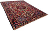 4'10"x6'8" Borchalou Hamadan Hand Knotted