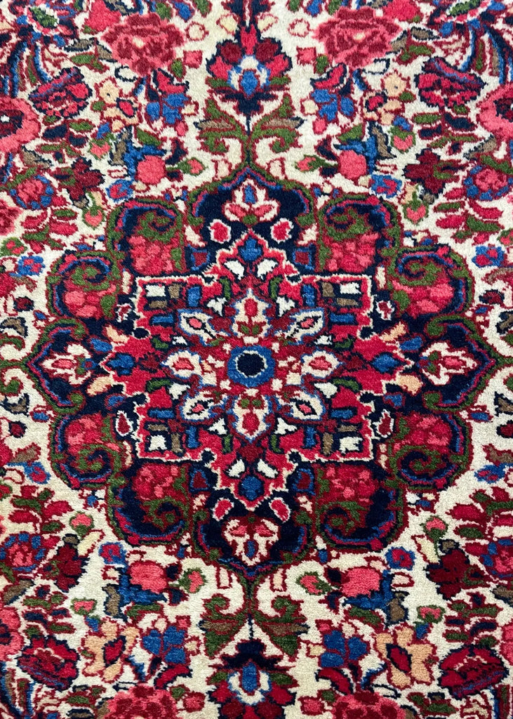 4'10"x6'8" Borchalou Hamadan Hand Knotted