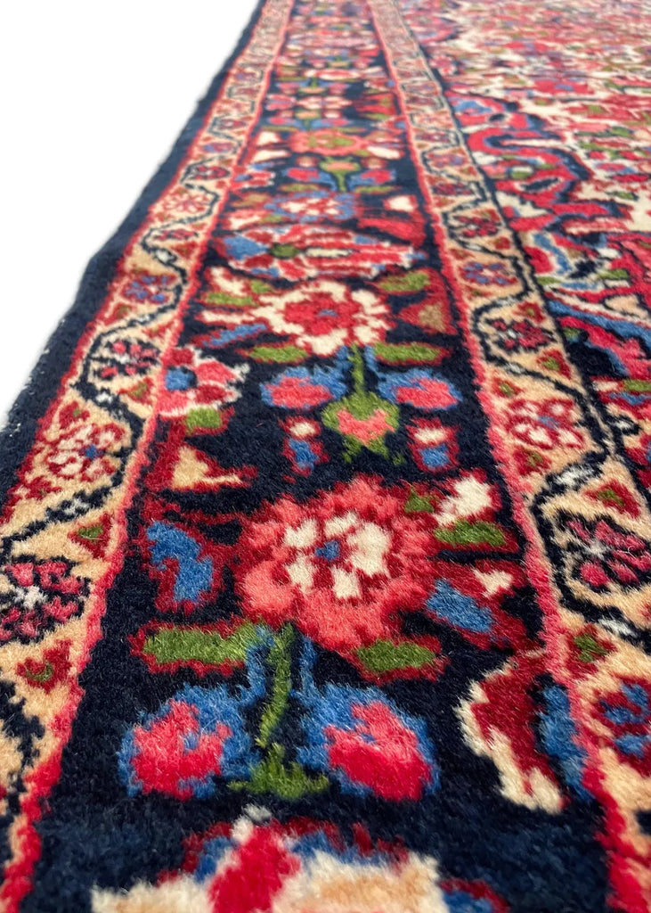 4'10"x6'8" Borchalou Hamadan Hand Knotted