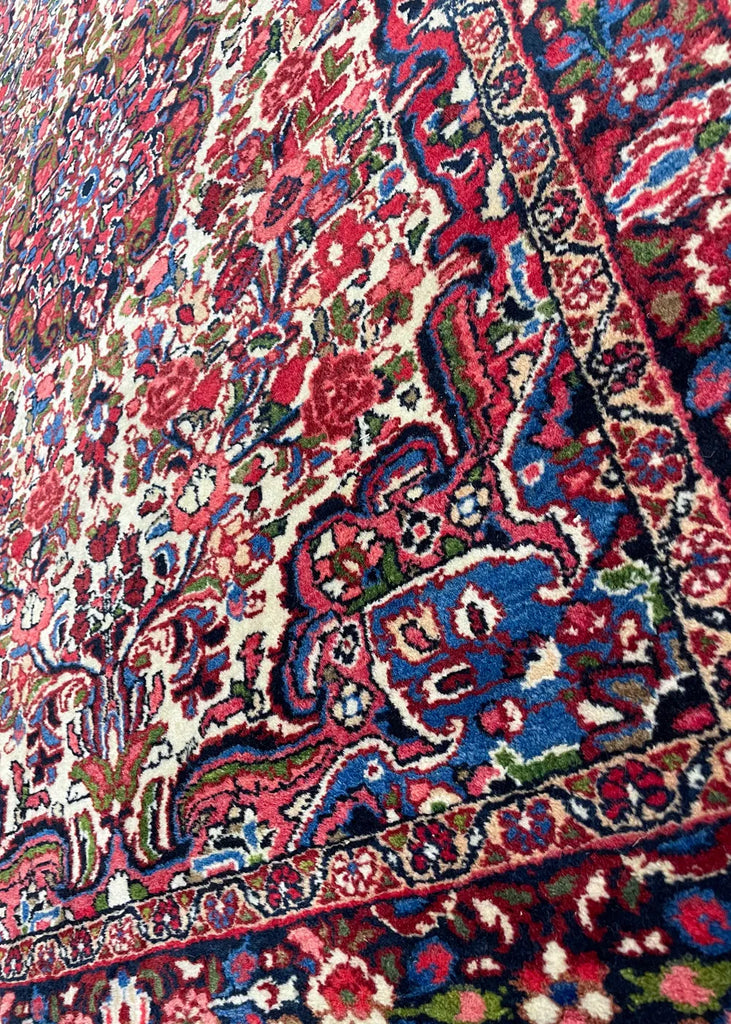 4'10"x6'8" Borchalou Hamadan Hand Knotted