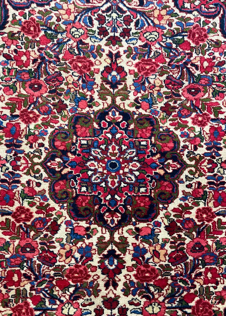 4'10"x6'8" Borchalou Hamadan Hand Knotted