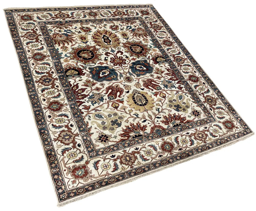 4'11"x6'10" Tabriz Hand Knotted