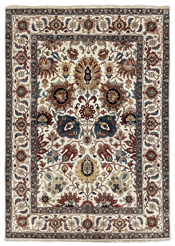 4'11"x6'10" Tabriz Hand Knotted
