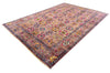4'11"x6'11" Afghan-Mina Khani Hand Knotted
