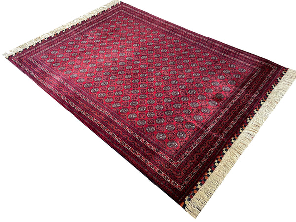 4'11"x6'5" Khoja Roshna Hand Knotted