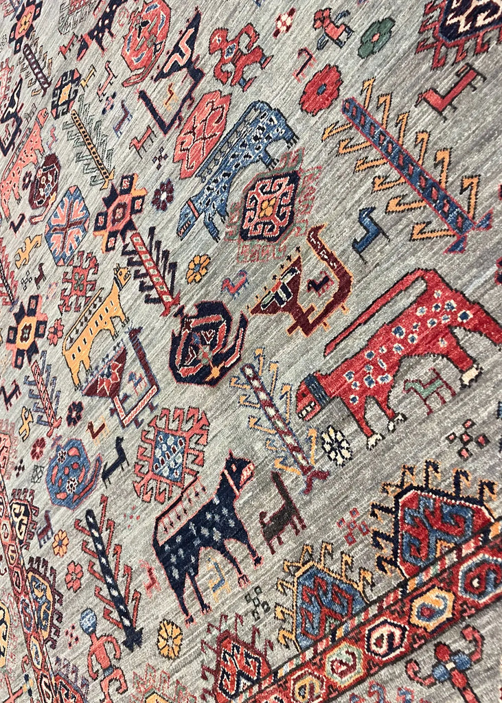 4'11"x7'1" Yalameh Hand Knotted
