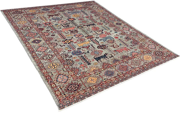 4'11"x7'1" Yalameh Hand Knotted