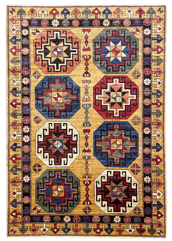 4'11"x7'2" Konya Hand Knotted