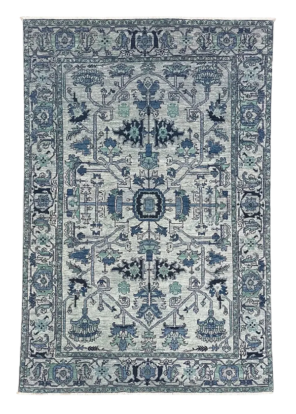 4'11"x7'4" Serapi Hand Knotted