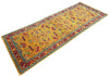 4'1"x10'5" Saffron Bakshiesh (s) Hand Knotted