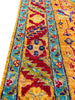4'1"x10'5" Saffron Bakshiesh (s) Hand Knotted