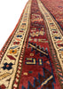 4'1"x14'8" Kurdish Hand Knotted