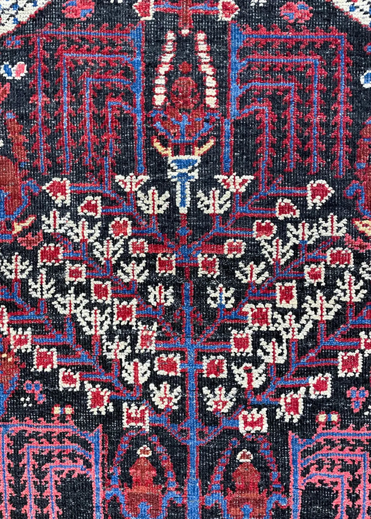 4'1"x4'9" Burano Bakshiesh Hand Knotted