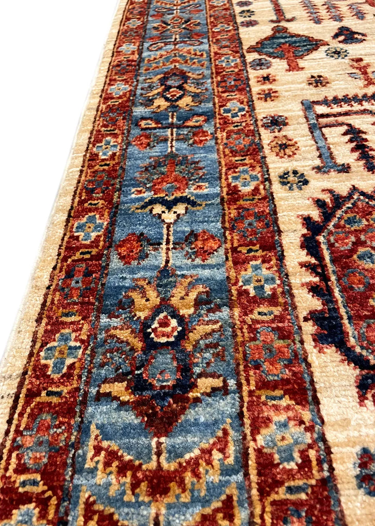 4'1"x5'11" Bakshiesh Hand Knotted