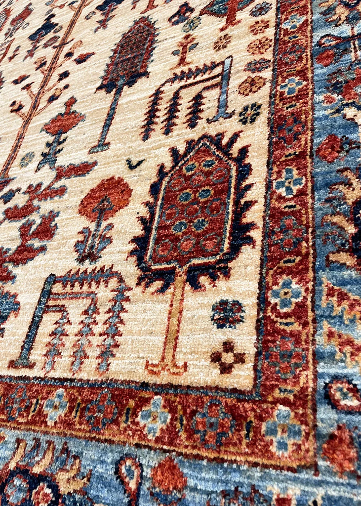 4'1"x5'11" Bakshiesh Hand Knotted