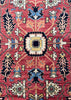 4'1"x5'11" Heriz Hand Knotted