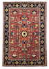 4'1"x5'11" Heriz Hand Knotted