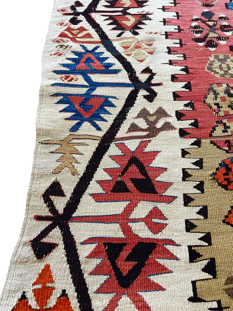 4'1"x5'1" Sivas Kilim (s) Hand Woven