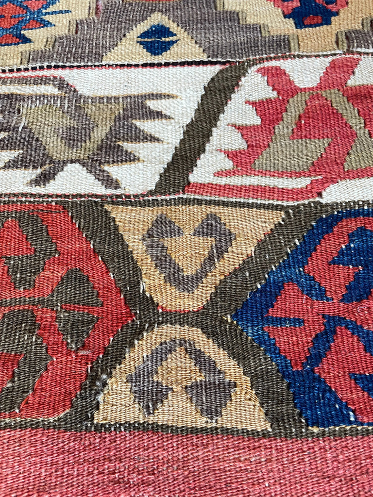 4'1"x5'1" Sivas Kilim (s) Hand Woven