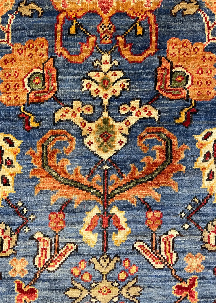 4'1"x6'1" Mahal Hand Knotted