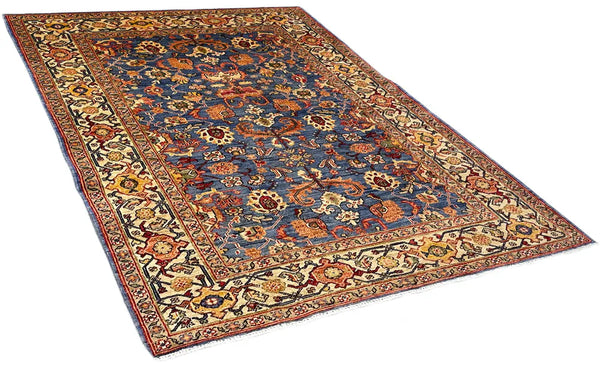 4'1"x6'1" Mahal Hand Knotted