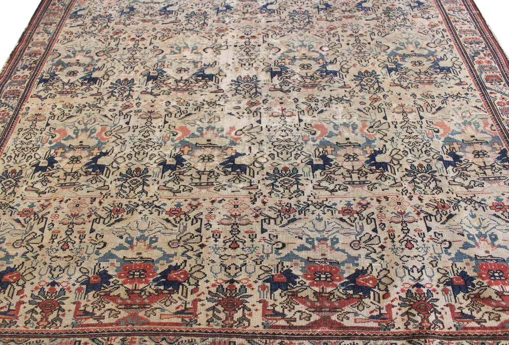 4'1"x6'1" "Zili Sultan" Hand Knotted