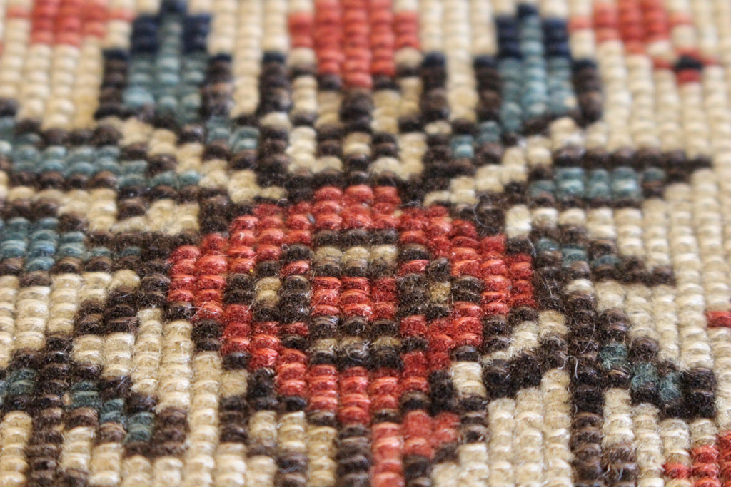 4'1"x6'1" "Zili Sultan" Hand Knotted