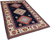 4'1"x6'2" Kazak Hand Knotted
