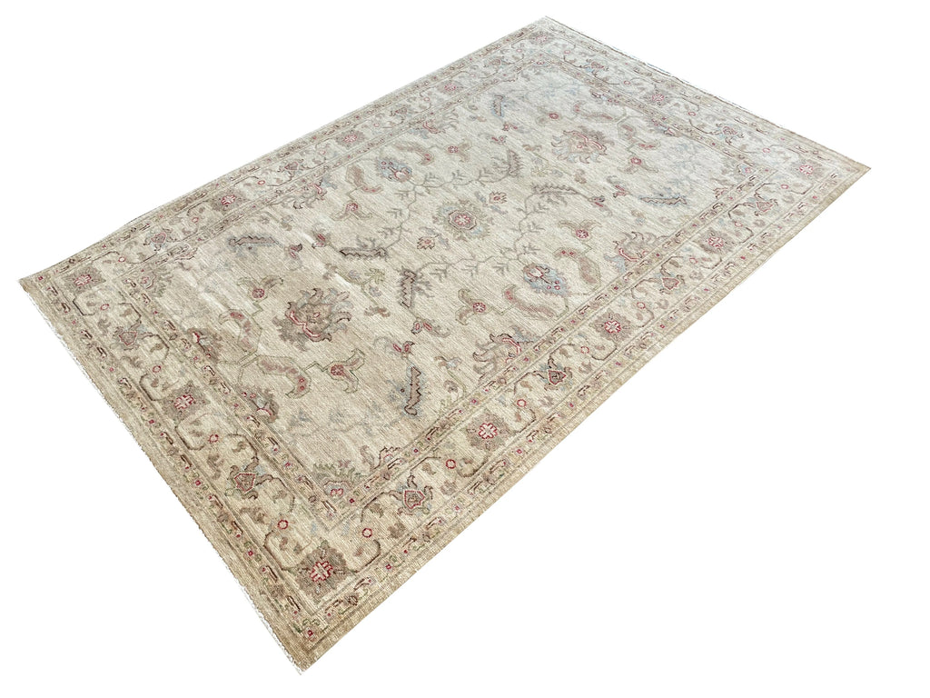 4'1"x6'2" W.W Mahal Hand Knotted