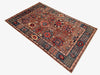 4'1"x6'3" Afghan-Harshang Hand Knotted