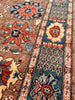 4'1"x6'3" Afghan-Harshang Hand Knotted