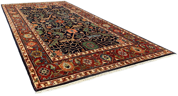 4'1"x6' Arabesque Hand Knotted