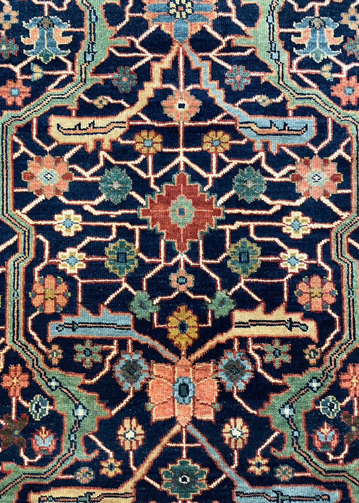 4'1"x6' Arabesque Hand Knotted