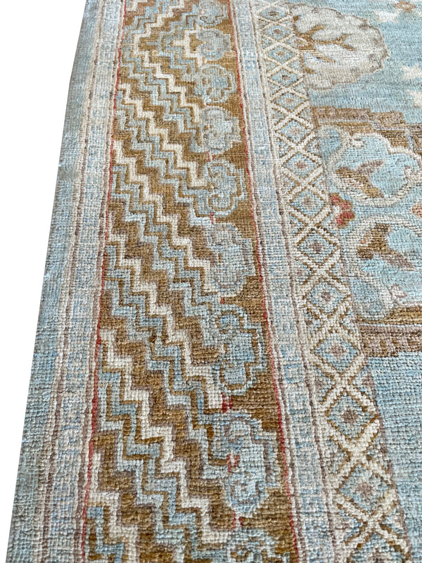 4'1"x6' Khotan Hand Knotted