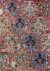 4'1"x6' Qashqai Kashkuli Hand Knotted