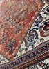 4'1"x6' Qashqai Kashkuli Hand Knotted