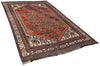 4'1"x6' Qashqai Kashkuli Hand Knotted