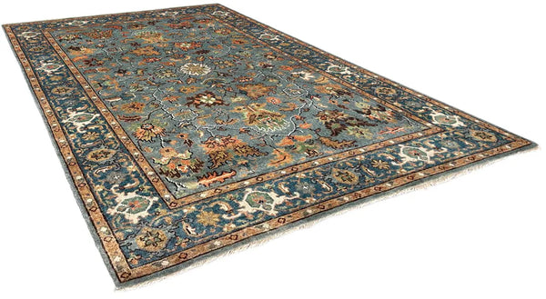 4'1"x6' Tabriz Hand Knotted