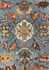4'1"x6' Tabriz Hand Knotted